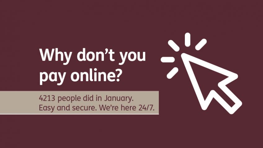 Why don't you - Jan 19 - paying online